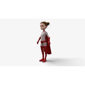 3D Girl Hero